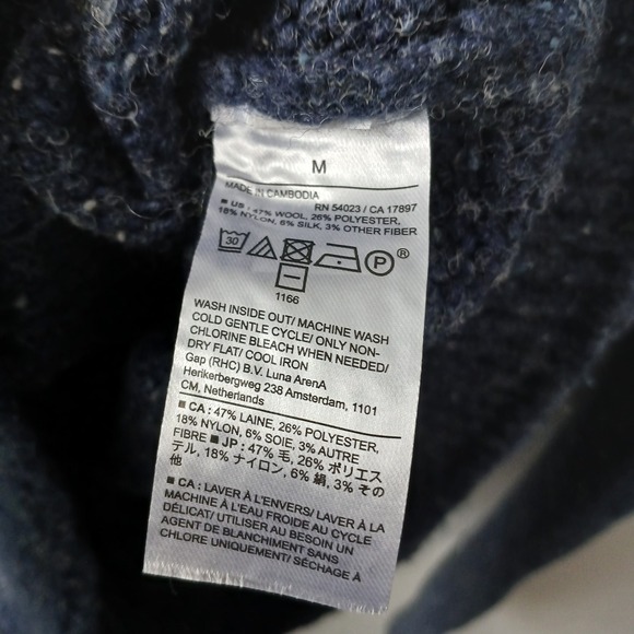 Banana Republic Men's Size Medium Tweed Crew-Neck Sweater Long Sleeve NWT $90!!! - Picture 10 of 13